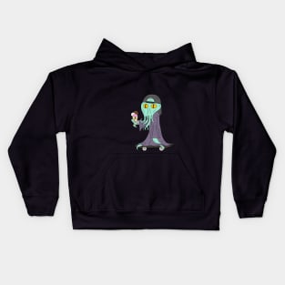 Hello Fellow Teenagers! Oddball Aussie Posdcast Kids Hoodie